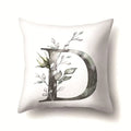 Axyaa Alphabet Cushion Cover - Kids Room Decor Throw Pillow Case
