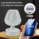 Axyaa Rechargeable Adjustable Height Table Lamp for Bedroom Study Reading