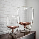 Axyaa Glass Table Lamp: Czech Designer Desk Light for Bedroom, Study, Living Room