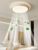 Axyaa Bladeless Fan Light Bedroom Modern Minimalist Ceiling Light
