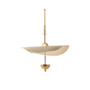 Axyaa Modern LED Chandelier Lotus Leaf Gold Lustre Pendant Light