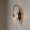 Axyaa Modern Marble Wall Sconces LED Surface Mount Black Lighting