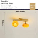Axyaa Nordic Pumpkin Chandelier & Table Lamps Set for Modern Living Room Décor