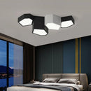 Axyaa Nordic Cube Dimmable Ceiling Light - Modern Wrought Iron Bedroom Lamp