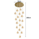 Axyaa Nordic Chandeliers Dining Room Pendant Lights Ceiling Hanging Lamps