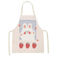 Axyaa Cute Kitten Kitchen Apron for Women and Kids