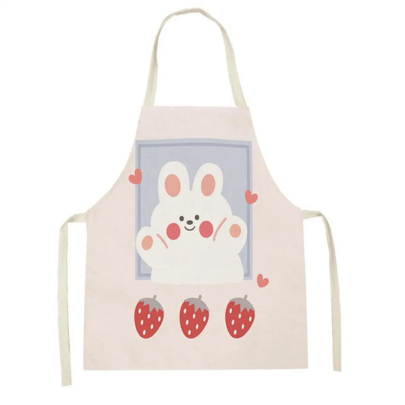 Axyaa Cute Kitten Kitchen Apron for Women and Kids
