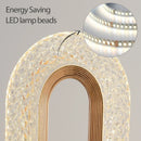 Axyaa Crystal LED Table Lamp Remote Controlled Stepless Dimming & Rechargeable