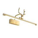 Axyaa Modern Brushed Gold LED Bathroom Vanity Light Fixture