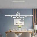 Axyaa Long Ceiling Chandelier for Dining Living Room Pendant Lamp