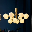 Glass Bubble Chandelier Shade LED Pendant Light Modern Bedroom Living Room Lighting by Axyaa