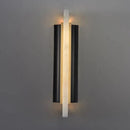 Axyaa Spain Marble LED Wall Light Black White Copper Sconce Lamp Art Deco