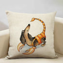Axyaa Constellation Cartoon Dachshund Dog Pillow Case: Children's Bedroom Decor