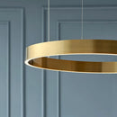 Axyaa Modern Gold LED Chandelier for Dining Room and Kitchen