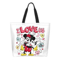 Axyaa Mickey Mouse Head Shoulder Bag - Large Capacity Stylish Women's Shopping Bag