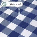 Axyaa Waterproof Flannel Table Cloth for Outdoor Picnic and Camping, 60*120 Grey