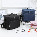 Axyaa Insulated Crossbody Lunch Bag for Outdoor Picnics with Large Capacity and Shoulder Strap