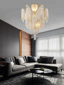 Axyaa Elegant Tassel Chain Ceiling Chandelier - Dimmable E14 Base