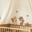 Axyaa Cute Animals Wall Stickers for Kids Room Décor