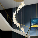 Axyaa Nordic Dining Room Chandelier Ceiling Light Stair Interior Lighting