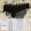 Axyaa Water Resistant Tablecloth: Stylish, Easy-Care Table Cover for Dining and Outdoor
