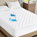Axyaa Quilted Waterproof Mattress Protector, Soft Jacquard Fitted Bed Cover