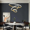 Axyaa Circular LED Pendant Light for Dining Room & Living Room