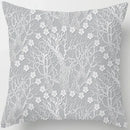 Axyaa Gold Geometric Flow Elements Pillow Case Cover Home Decor Accessories