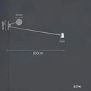 Adjustable Swing Arm Wall Lamp for Living Room and Bedroom by Axyaa