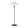 Axyaa Nordic Danish Glass Lampshade Floor Lamp for Bedroom Living Room Lighting