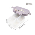 Axyaa 4 Grids Refrigerator Food Storage Box Kitchen Organizer