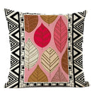 Axyaa Geometric Cushion Cover 45x45cm Linen Abstract Design Pillow