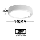 Axyaa 220V LED Ceiling Spot Downlights 15W-20W Kitchen Lighting Fixture