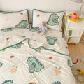 Axyaa Summer Comforter Set with Cool Feeling Fabric, Ice Silk Sheet, Pillowcase