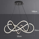 Axyaa Nordic Chandeliers for Dining Room - Indoor Pendant Ceiling Light Fixture