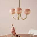 Axya Nordic Pink Chandelier: Simple Artistic Warmth for Bedroom, Children's Room