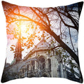 Axyaa French Landscape Pillowcase: Custom European-style Cushion Cover for Home Decor