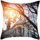 Axyaa French Landscape Pillowcase: Custom European-style Cushion Cover for Home Decor