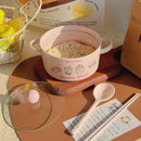 Axyaa Kawaii Boba Ramen Bowl Set: Bowl, Spoon, Chopsticks - Japanese Ceramics(Tableware)