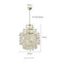 Axyaa Romantic Shell Pendant Luxury Bedroom Suspension Light