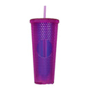 Axyaa Double Layered Straw Cup: Diamond Radiant Water, Coffee, Drinks, Mugs