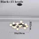 Axyaa Nordic Minimalist Molecular Pendant Light for Creative Restaurant Room Fashion