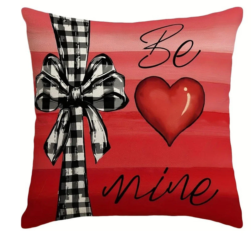 Axyaa Love Bowknot Dwarf Pillowcase - Sweet Romantic Home Decor