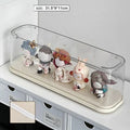 Axyaa Clear Acrylic Figure Display Storage Box with Lid Organizer