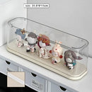 Axyaa Clear Acrylic Figure Display Storage Box with Lid Organizer