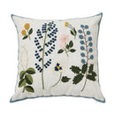 Axyaa Floral Embroidered Pillow Cover 45x45cm for Home Decoration