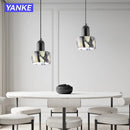 Axyaa Marble LED Pendant Lamp: Nordic Luxury Natural Stone Chandelier