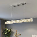 Axyaa Modern Crystal Chandelier LED Kitchen Dining Room Lighting Luxury Pendant Bar Fixture