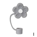 Silicone Straw Cover for Axyaa Tumblers – Cute Cup Topper with Flower Design