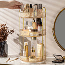Axyaa Rotating Makeup Organizer Shelf - 360 Spinning Cosmetic Storage Vanity Holder